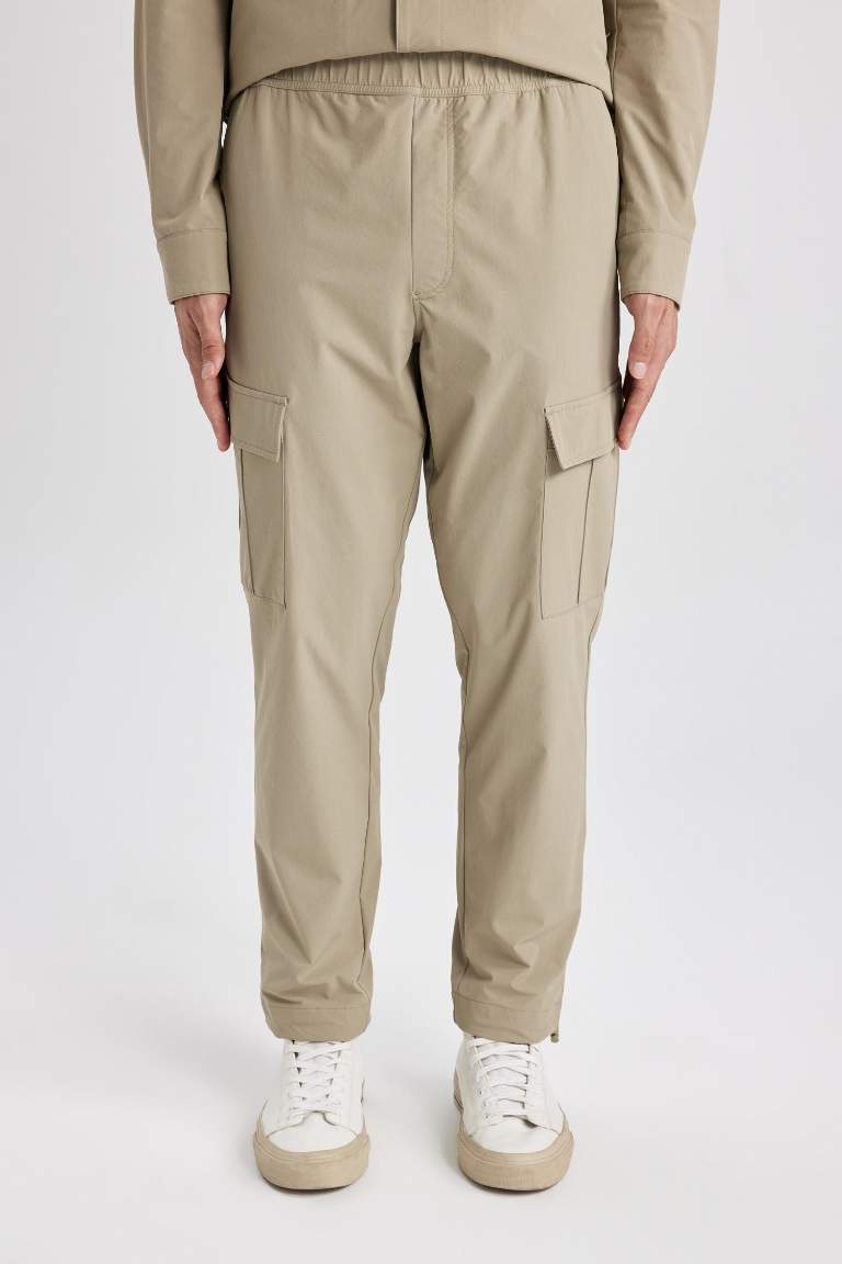 Cargo Jogger Shirred Trousers Trousers