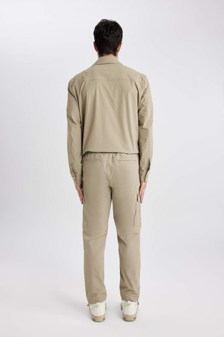 Cargo Jogger Shirred Trousers Trousers