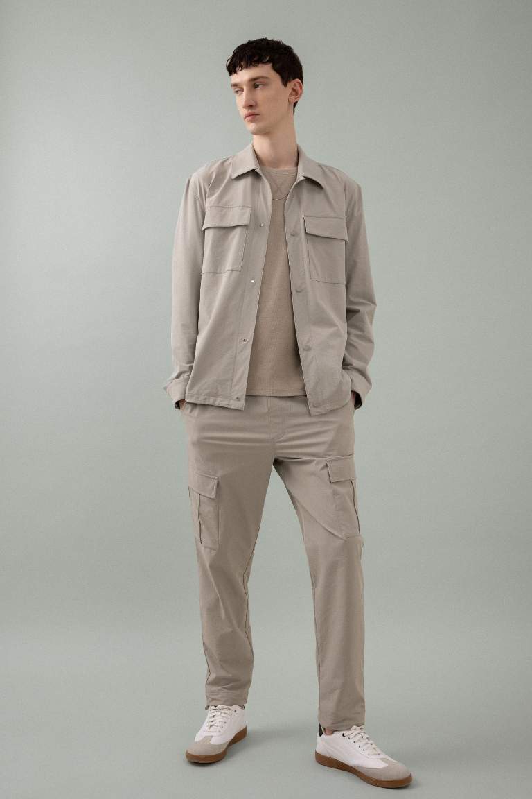 Cargo Jogger Shirred Trousers Trousers