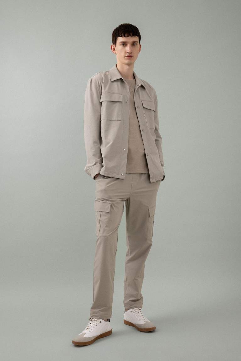 Cargo Jogger Shirred Trousers Trousers