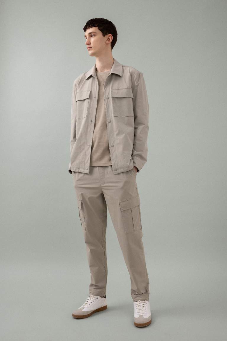 Cargo Jogger Shirred Trousers Trousers