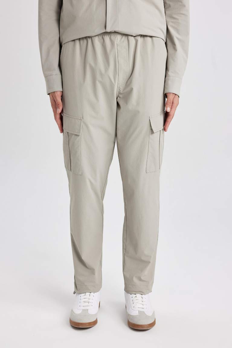 Cargo Jogger Shirred Trousers Trousers