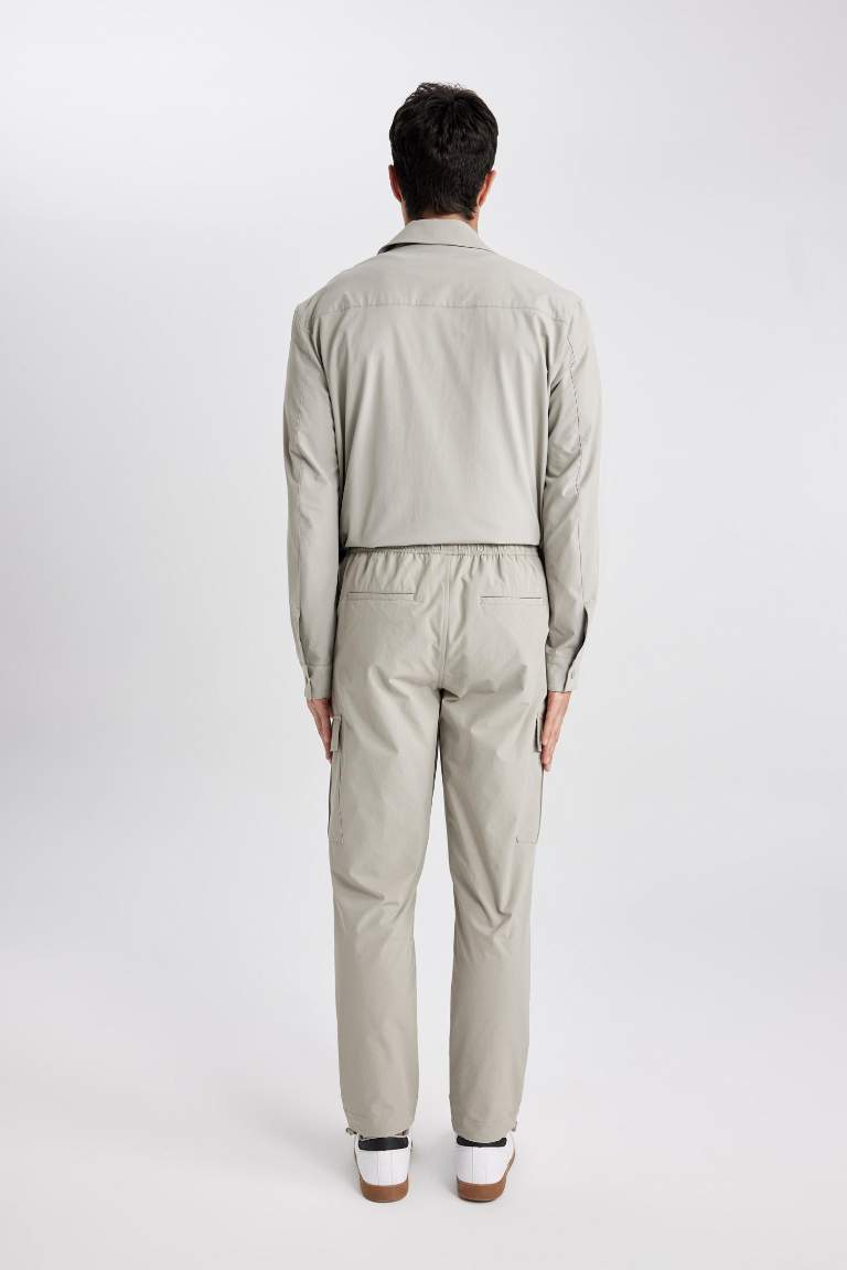 Cargo Jogger Shirred Trousers Trousers