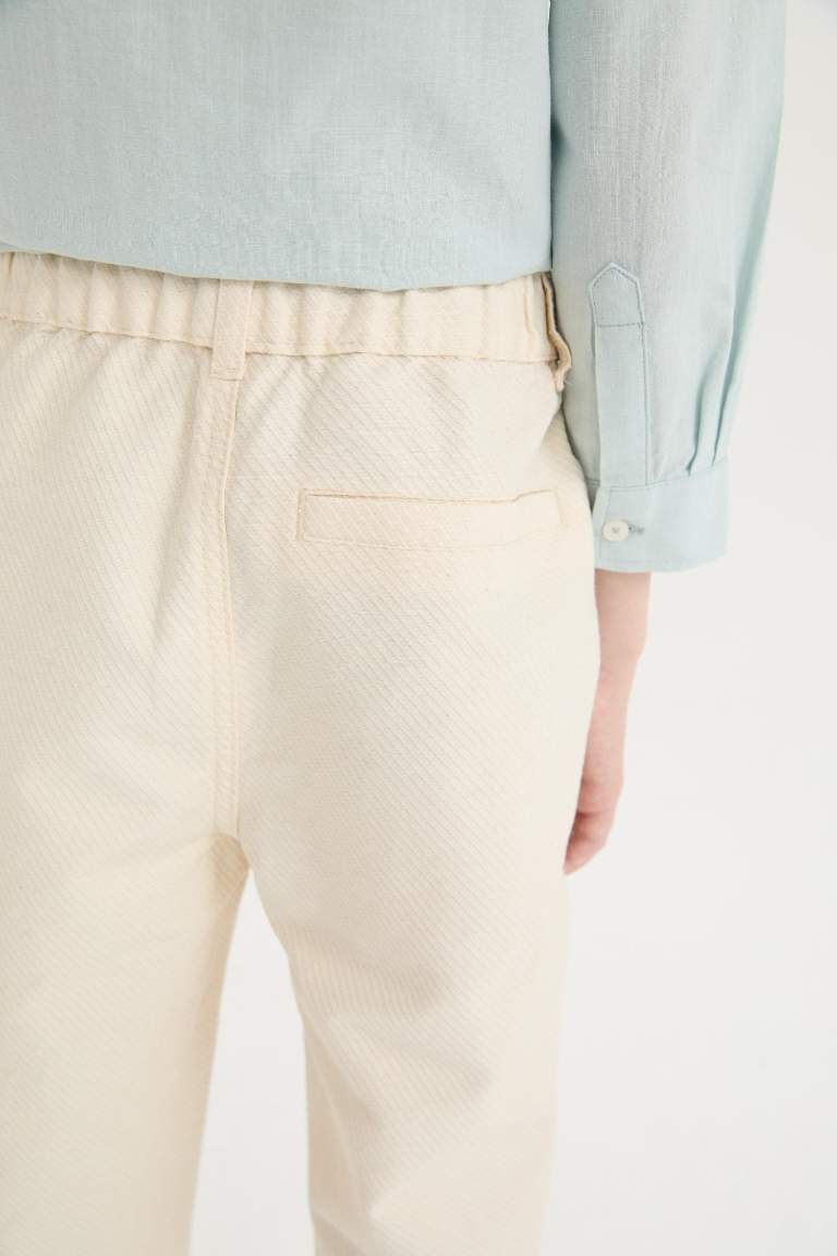 Pantalon en twill à jambes droites pour garçon