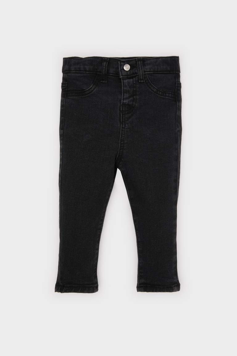 Erkek Bebek Düz Paça Jean Pantolon