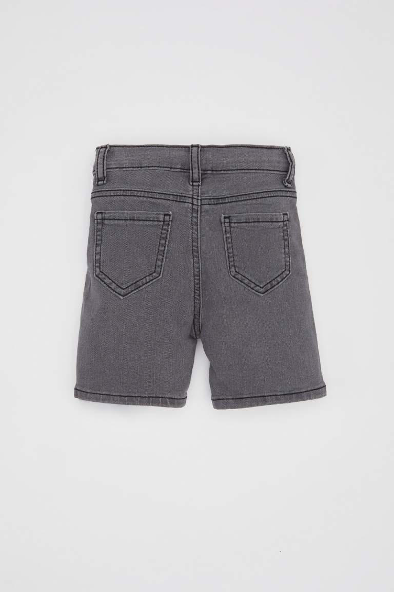 Baby Boy Regular Fit Elastic Band Shorts