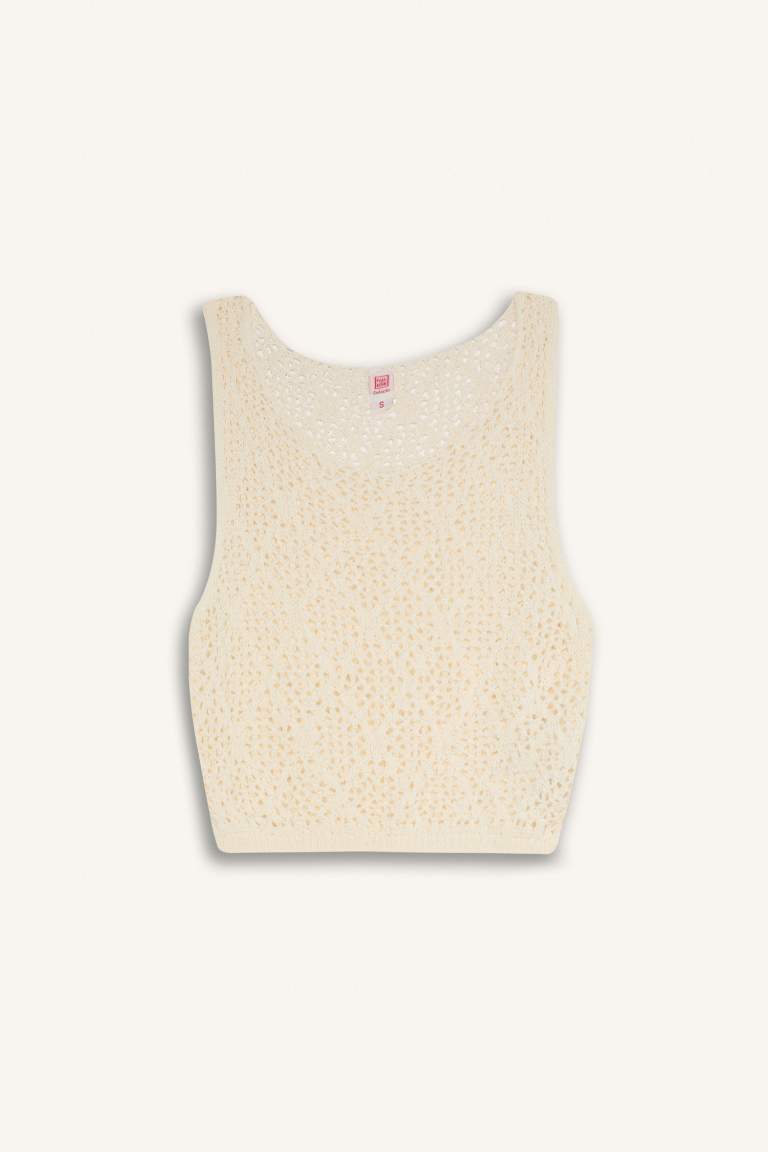 Top de Plage en Tricot de Fall In Love