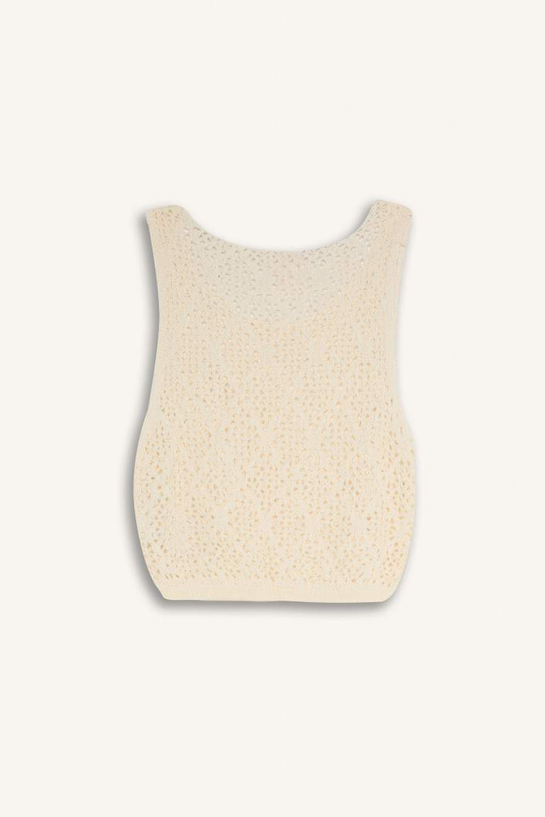 Top de Plage en Tricot de Fall In Love