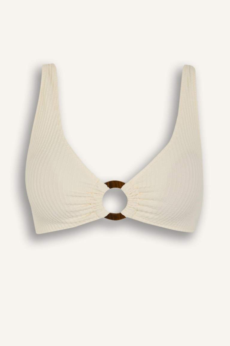 Regular Fit Bürümcük Bikini Üstü-Fall in Love