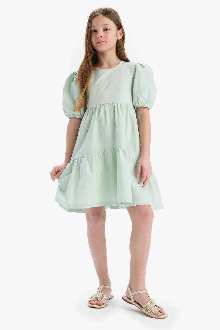 Regular Fit Cotton Woven Dress