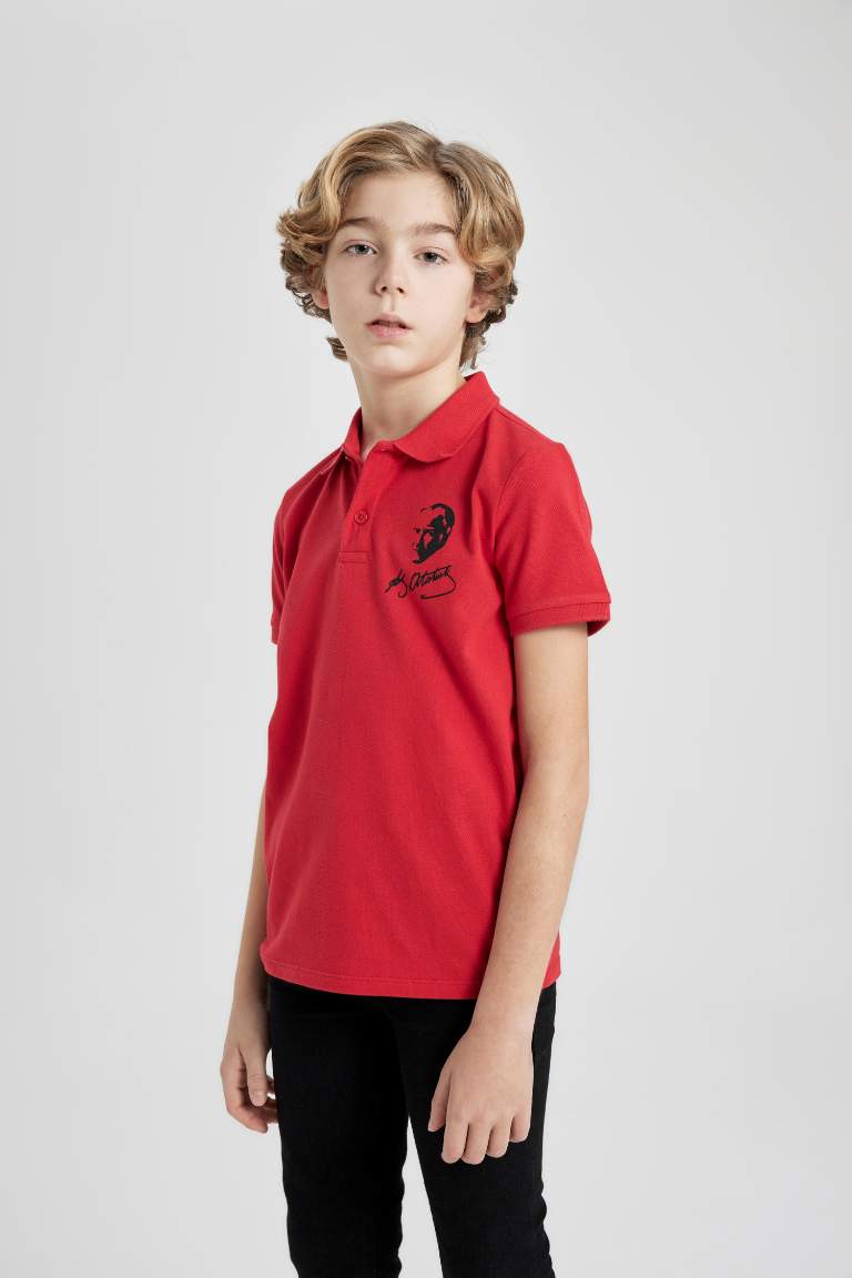 Regular Fit Short Sleeve Polo T-Shirt