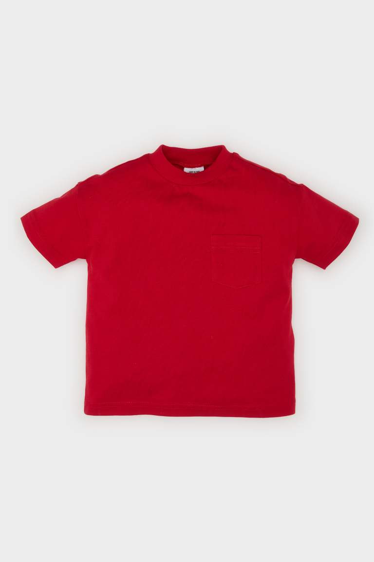 Baby Boy Regular Fit Crew Neck Short Sleeve T-Shirt