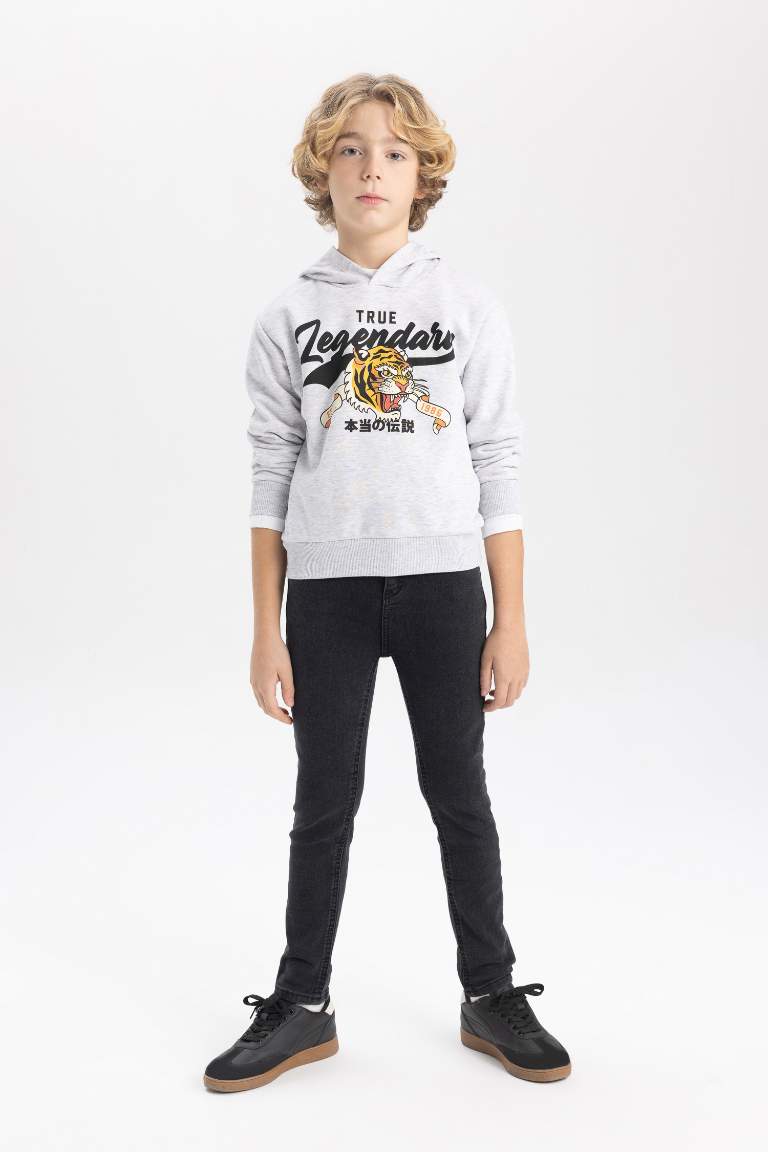 Boy Regular Fit Hooded Sweatshirt