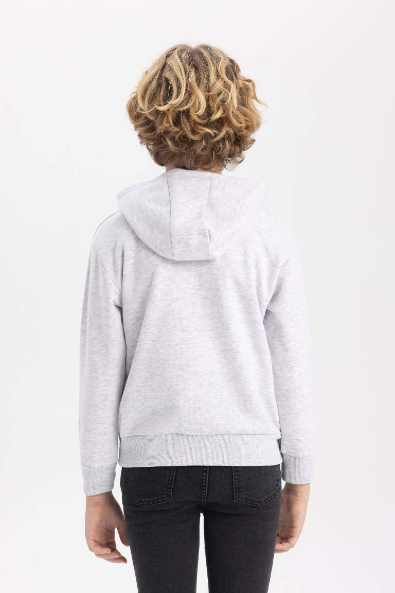 Sweatshirt à Capuche Coupe Régulière Pour Garçon