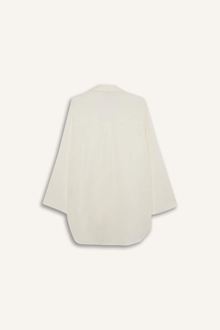 Fall in Love Muslin Beach Shirt