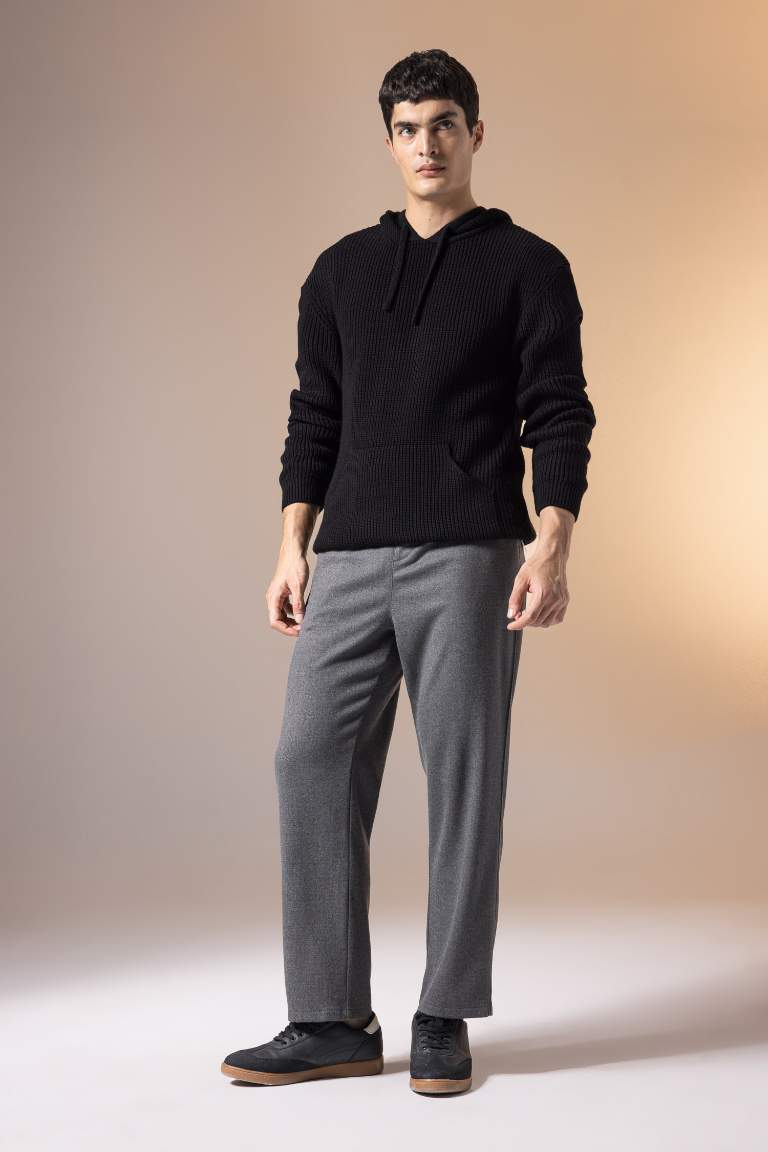 Relax Fit Regular Hem Trousers