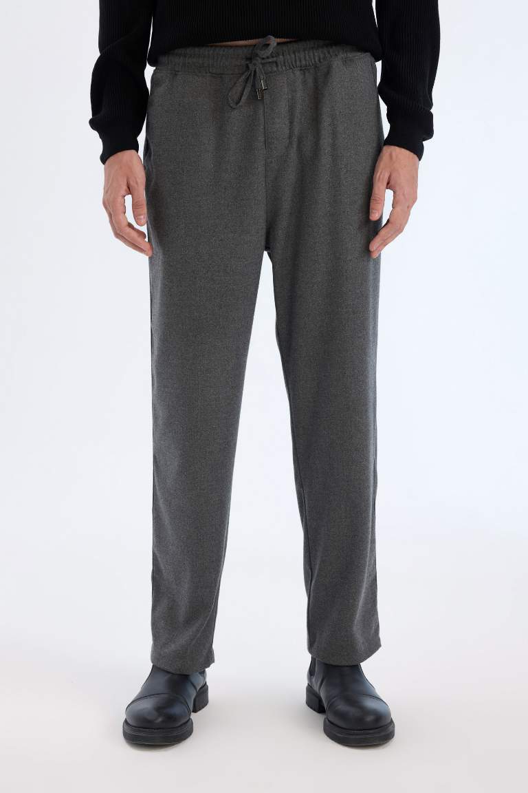 Relax Fit Regular Hem Trousers