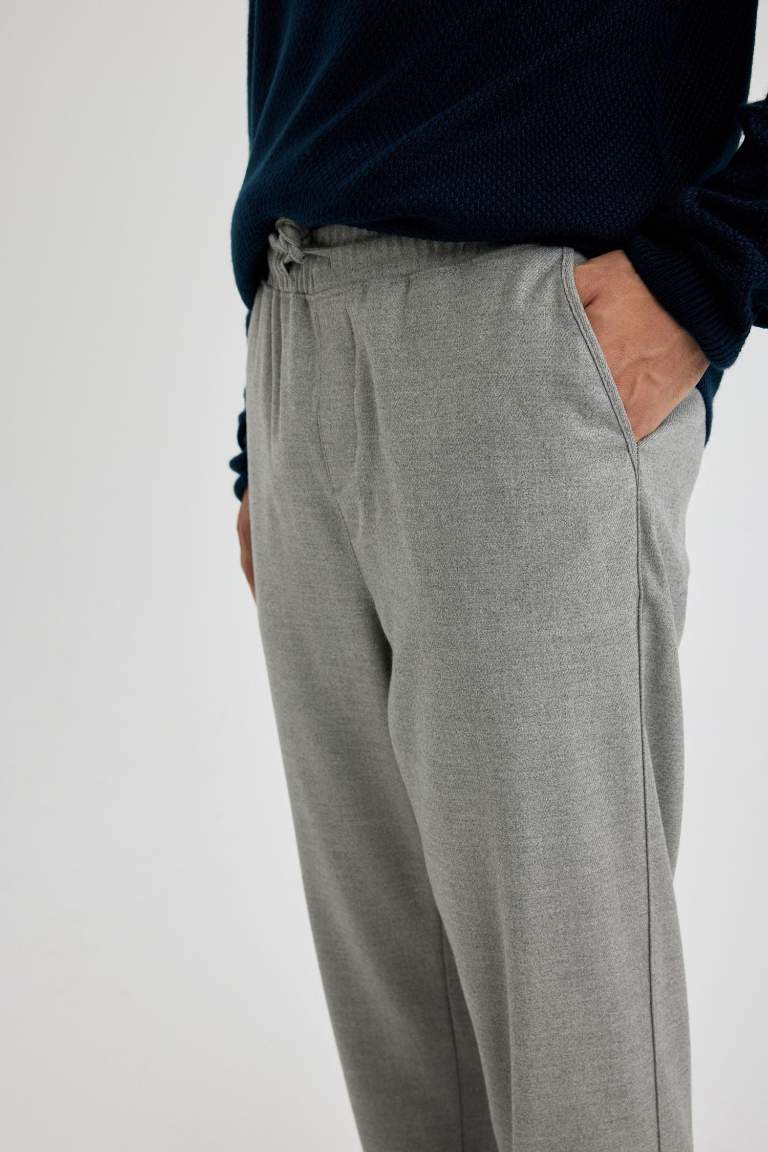 Relax Fit Regular Hem Trousers