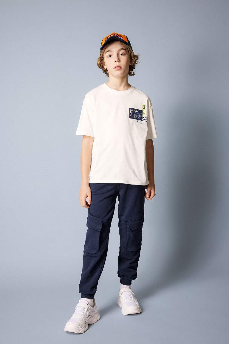 Boy Crew Neck Printed Short Sleeve T-Shirt