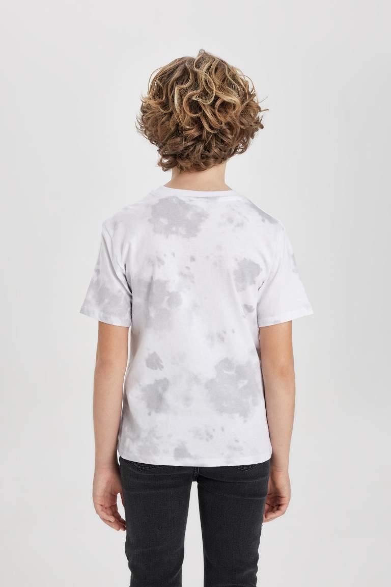 Boy Crew Neck Printed Patterned T-Shirt