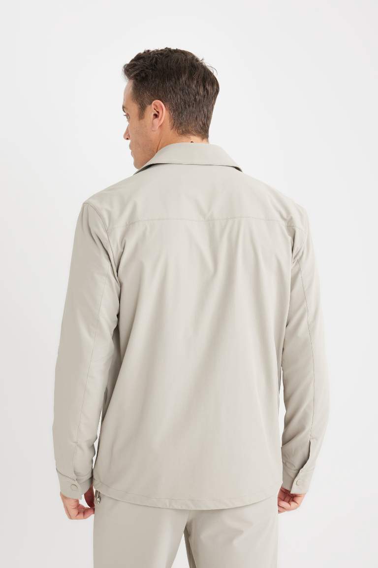 Veste-chemise à col polo Coupe régulière