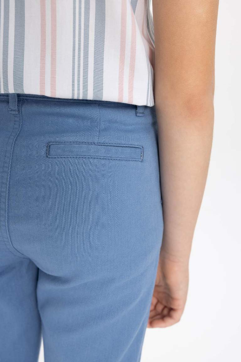 Pantalon Droit en Gabardine pour Garçon