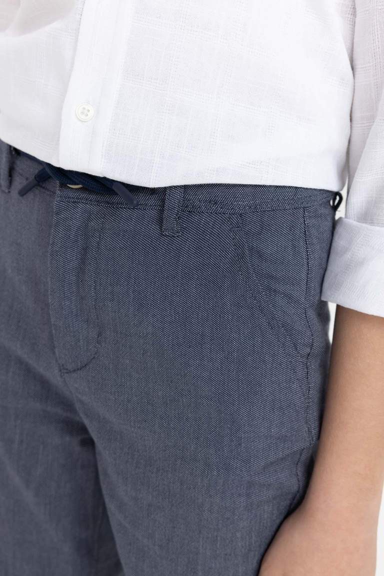 Boy Regular Fit Standard Leg Twill Trousers