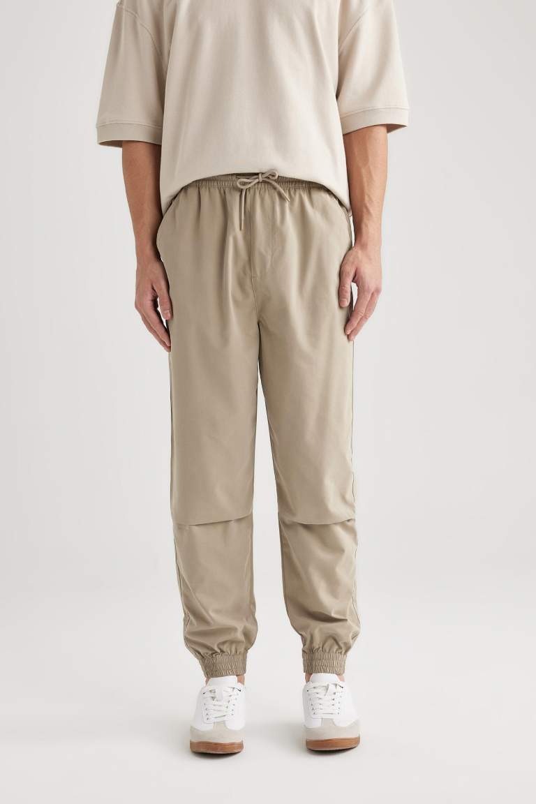 Regular Jogger Regular Hem Gabardine Trousers