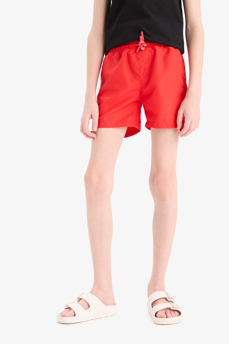 Boy Regular Fit Basic Swim Shorts