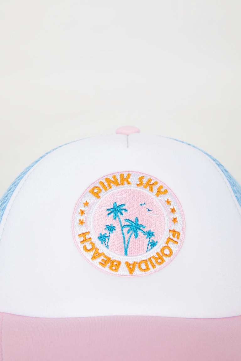 Pink Girls And Teens Girl Gabardine Embroidered Hat 3081879 Defacto