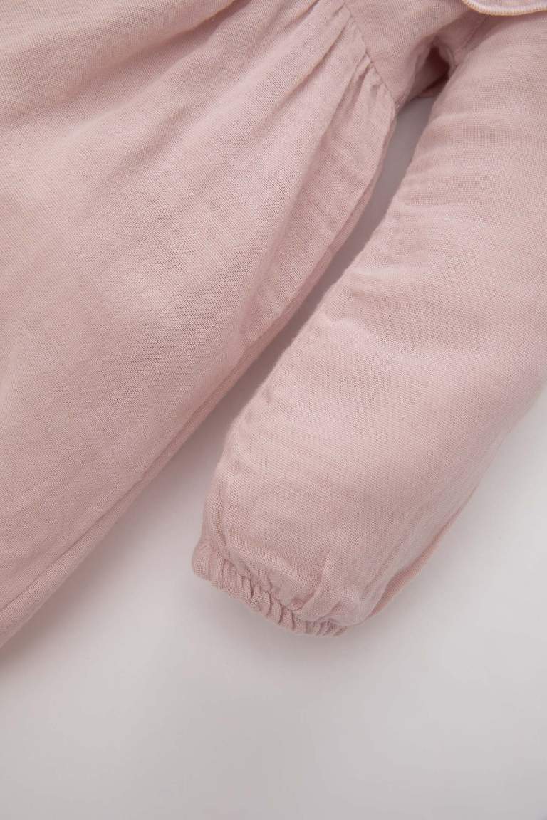 Robe Mousseline à Manches Longues pour Bébé Fille