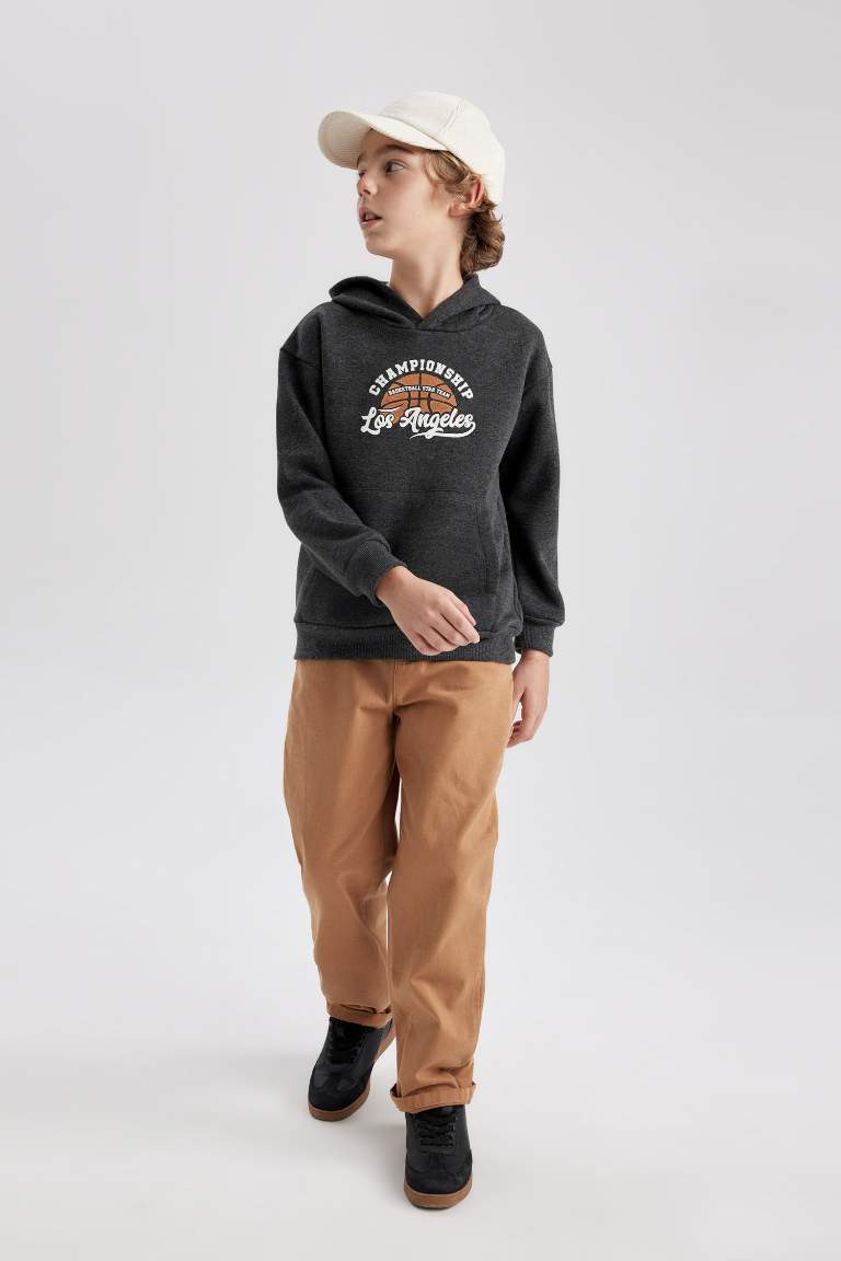 Boy Regular Fit Hooded Sweatshirt