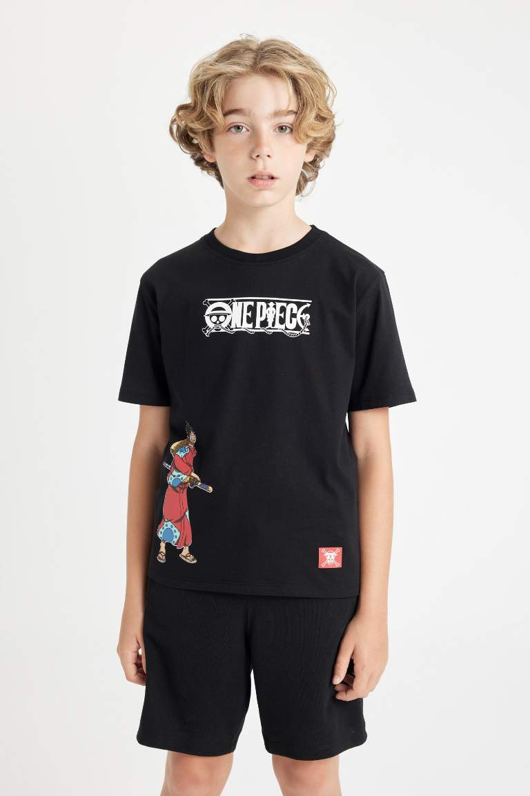 Boy One Piece Crew Neck Short Sleeve T-Shirt