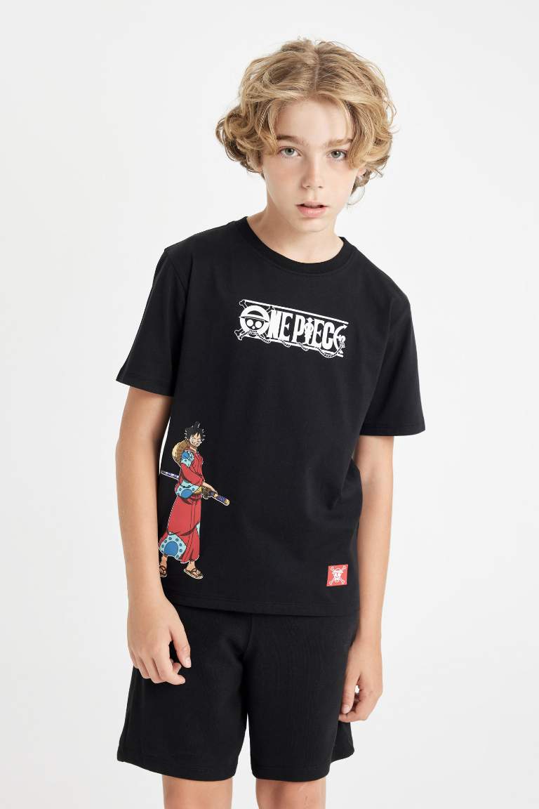 Boy One Piece Crew Neck Short Sleeve T-Shirt