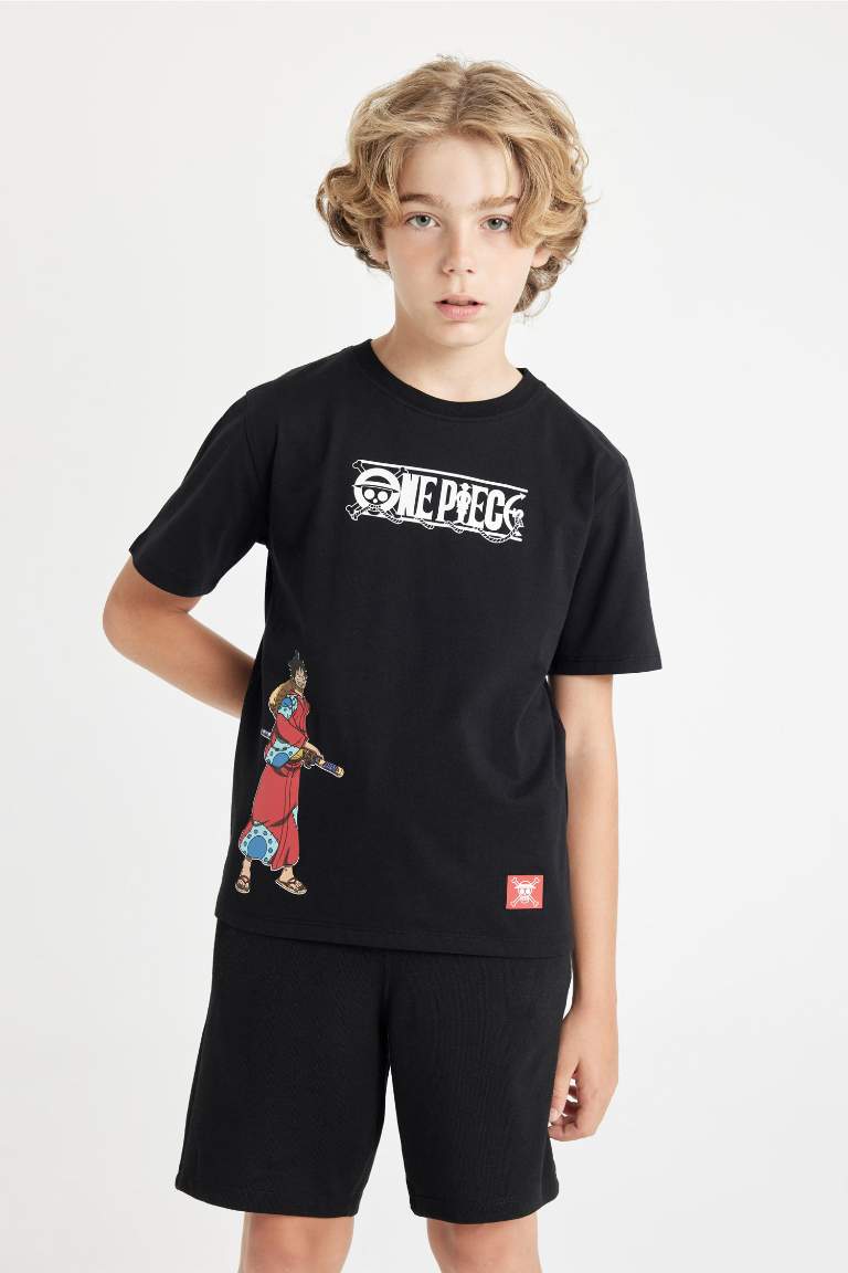 Boy One Piece Crew Neck Short Sleeve T-Shirt