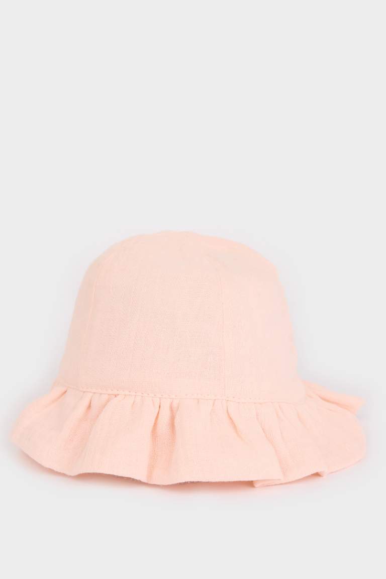 Baby Girl Muslin Bucket Hat