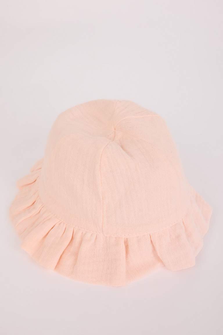 Baby Girl Muslin Bucket Hat