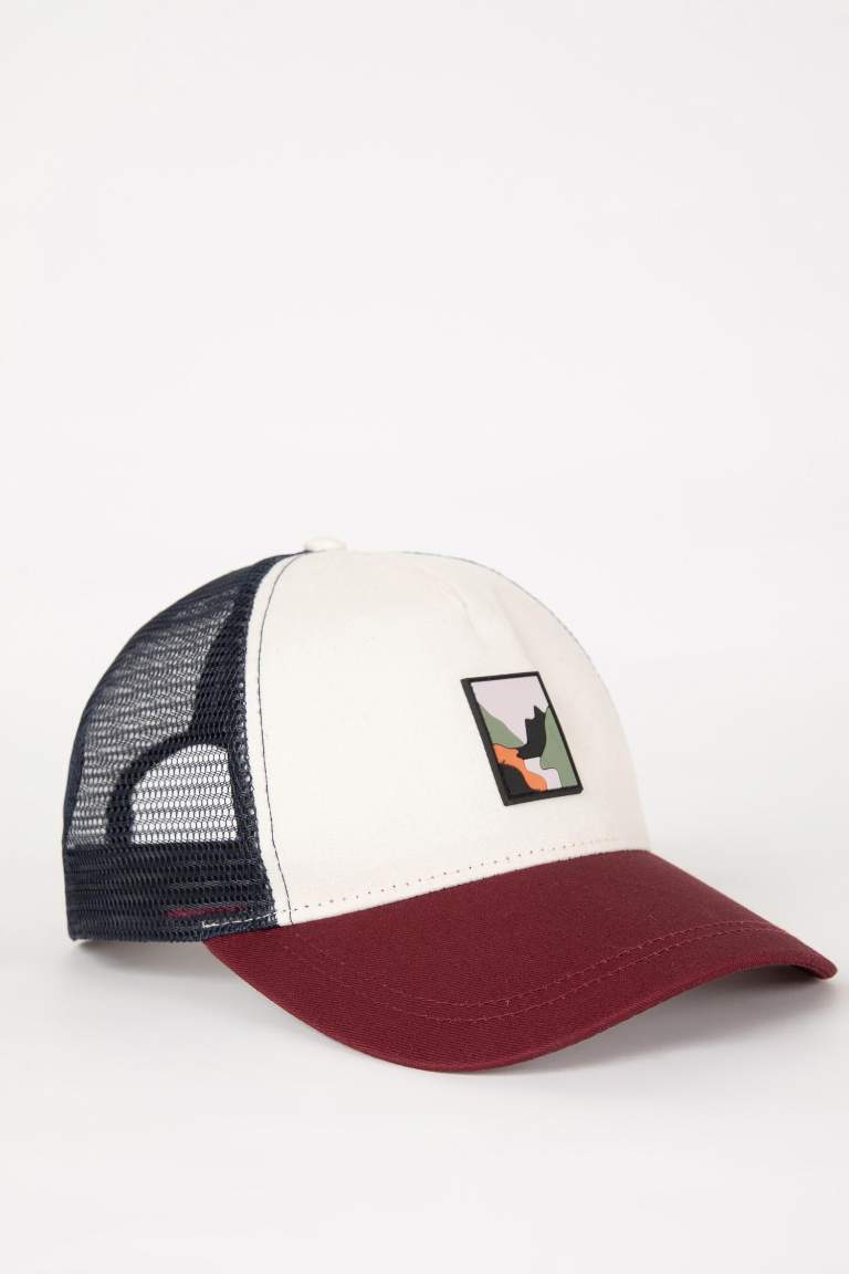 Man Label Printed Baseball and Basketball Cap