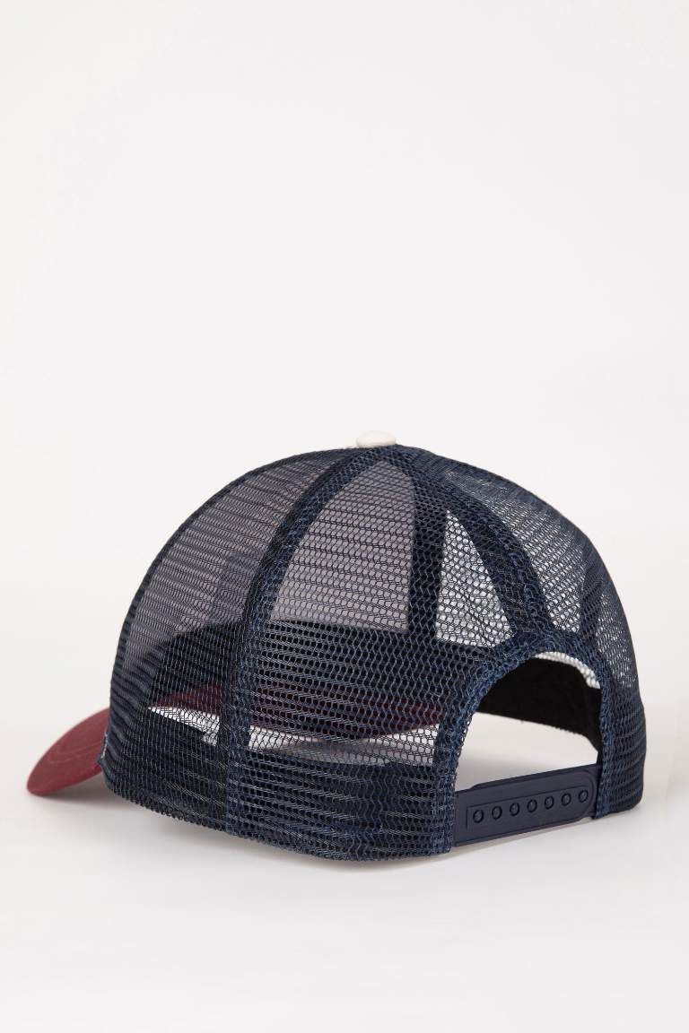 Man Label Printed Baseball and Basketball Cap