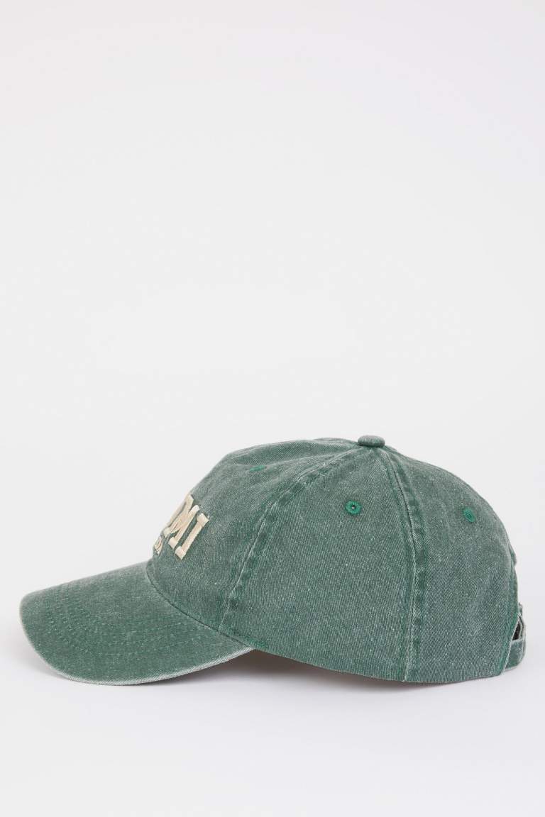 Unisex Embroidered Woven Baseball Cap