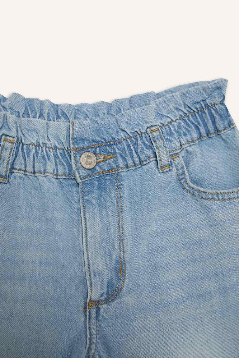 Girl Paperbag Jean Shorts