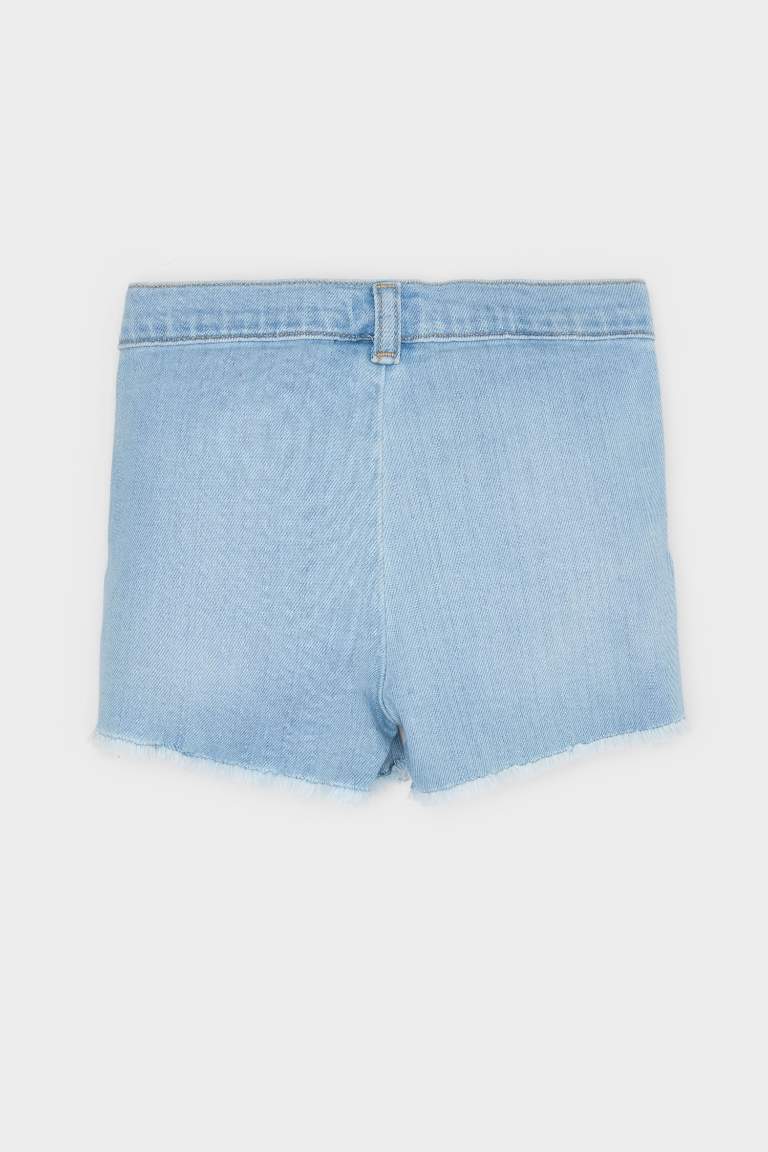 Baby Girl Regular Fit Jean Shorts