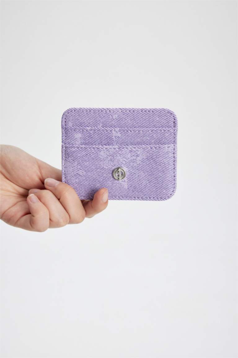 محفظة بطاقات حريمي جلد صناعي