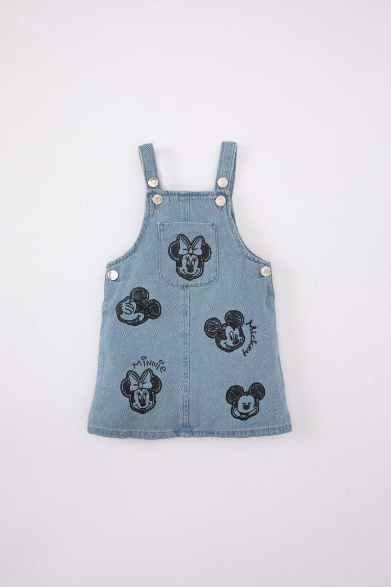 Salopette Jean Disney Mickey & Minnie pour Bébé Fille