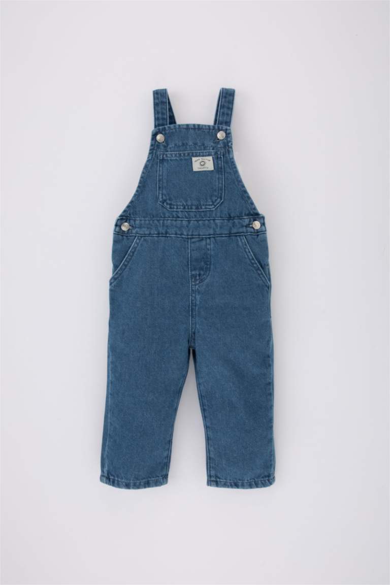 Blue BABY GIRL Jean Regular Fit Jumpsuit 3059037 DeFacto