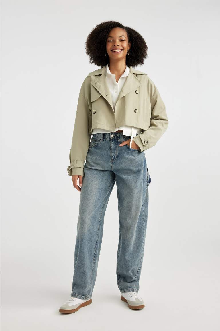 Crop Short Trench Coat