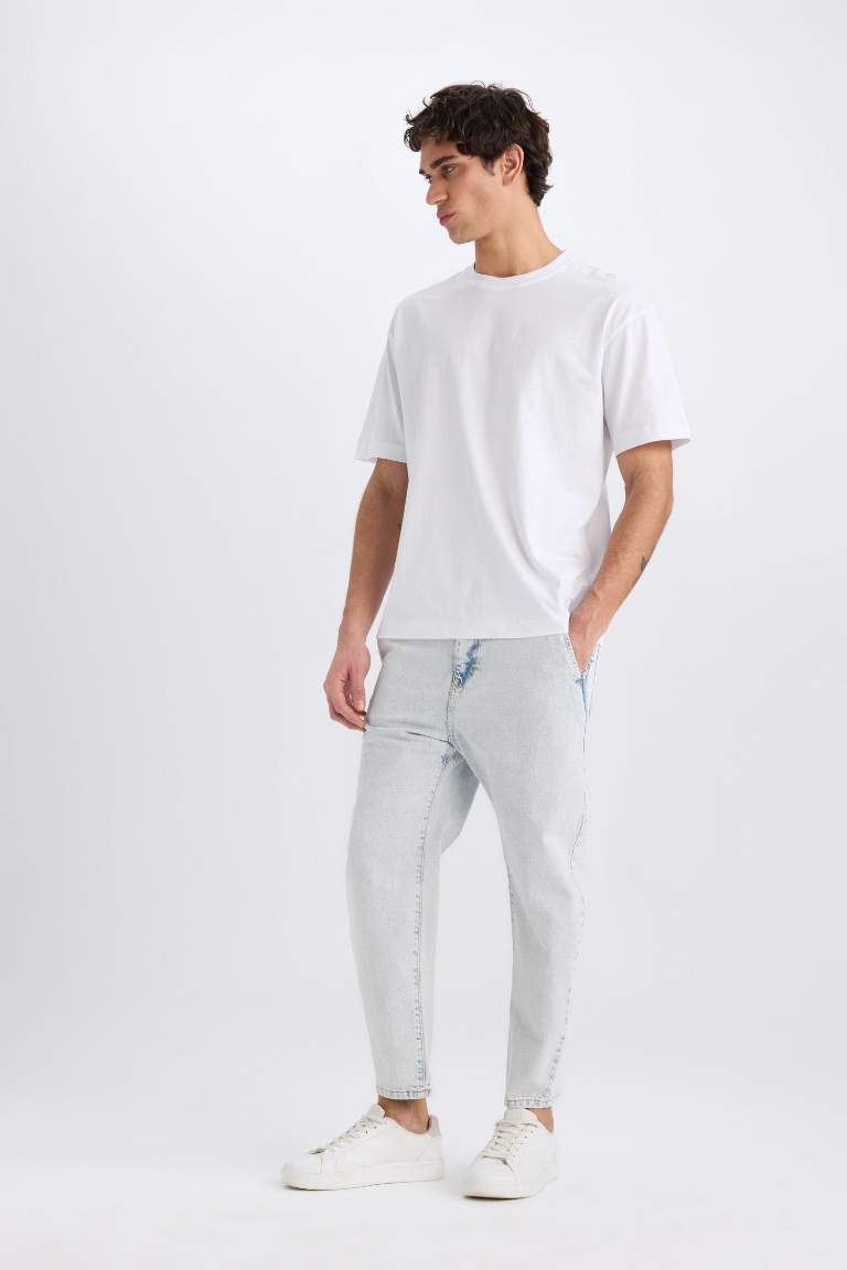 relaxed slouchy fıt деним тар етек Шалбар