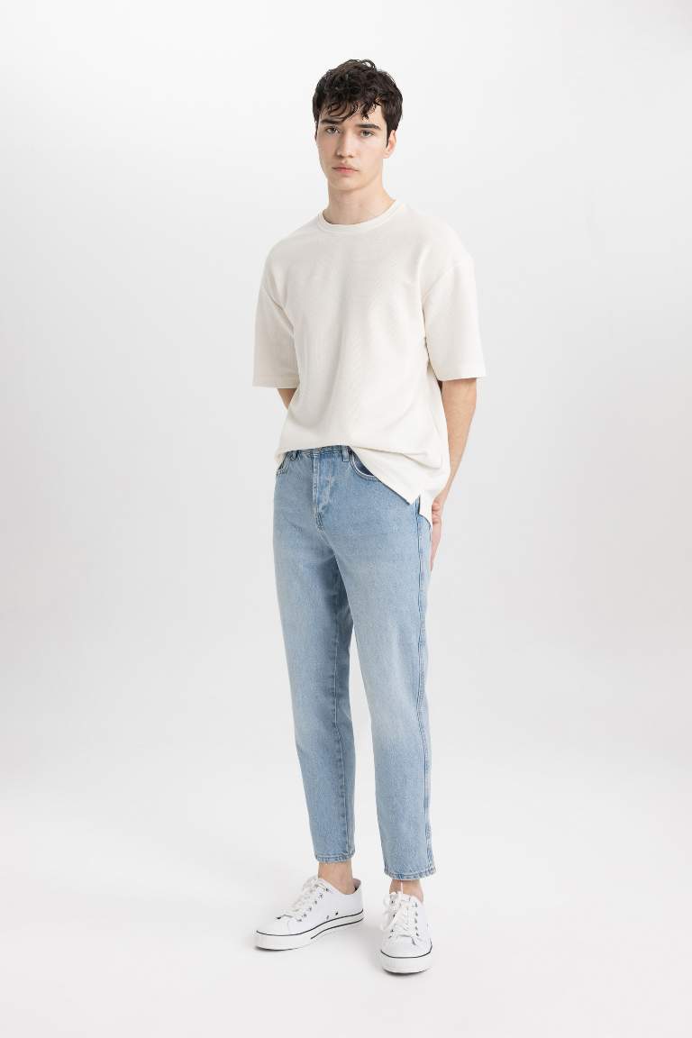 Pantalon Jean Slim Taille Normale et Jambe Slim