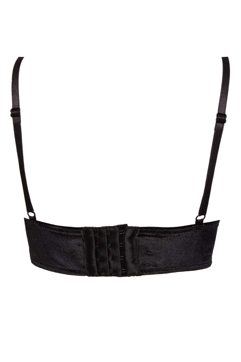 Kapsız Kadife Çıkarılabilir Pedli Pedli Bralet Fall in Love