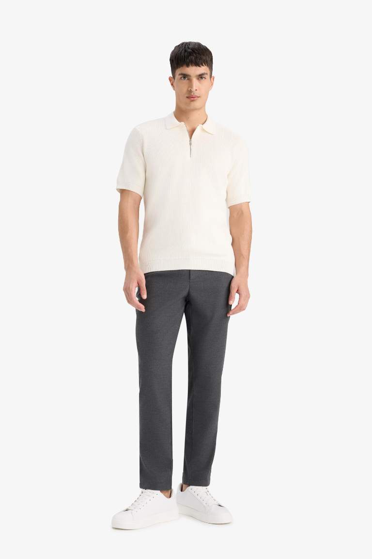 Jogger Fit Düz Paça Pantolon